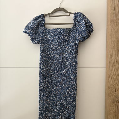 Blue Floral Dress