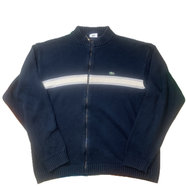 Pullover con zip Lacoste, taglia XL