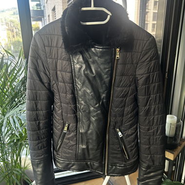Tree-in-One Jacket, Leather & Quilted Jacket / Fur Jacket