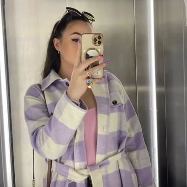 Veste légère avec ceinture 