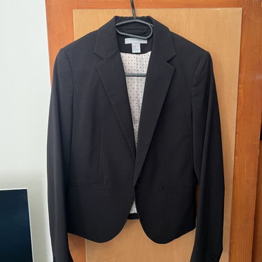 H&M Blazer schwarz, Gr. 36 (kurz)