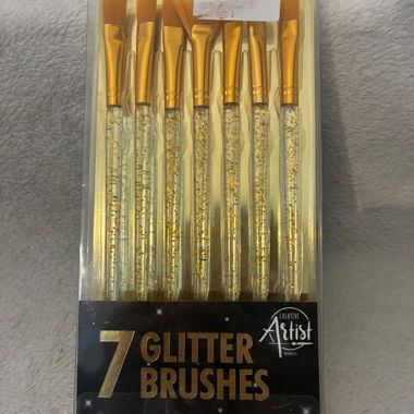 7 Glitter Brush Set