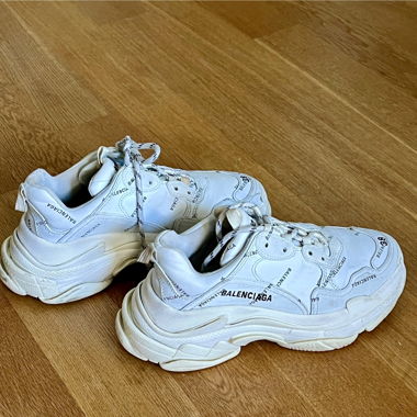 White Balenciaga Shoes