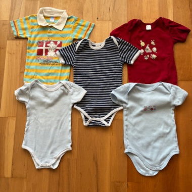 Pack de 5 Bodys Bébé