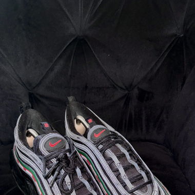 Nike AirMax 97 "Undefeated" Black EU44.5 Quittung!