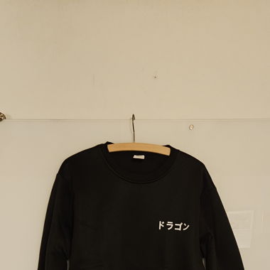 Sweater with dragon design