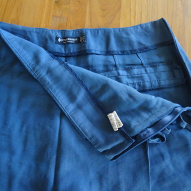 Jupe-short bleue Stradivarius