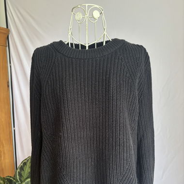 schwarzer Pullover von H&M