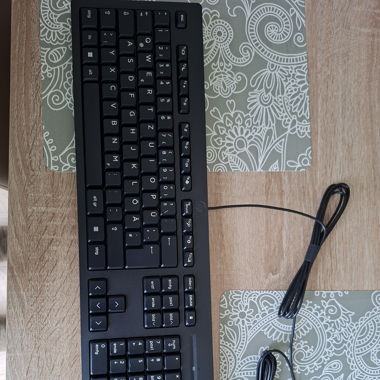 Clavier hp avec fil et souris hp avec fil 