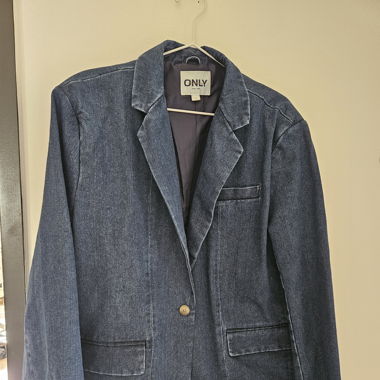 Denim Blazer blau