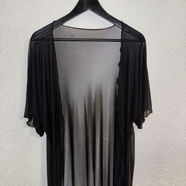 Kimono de plage transparent