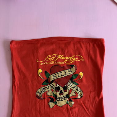 Red Ed Hardy Top