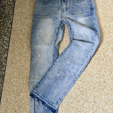 Washed Blue Jeans