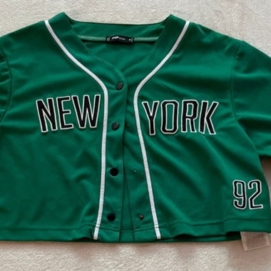 Baseballtrikot New York grün