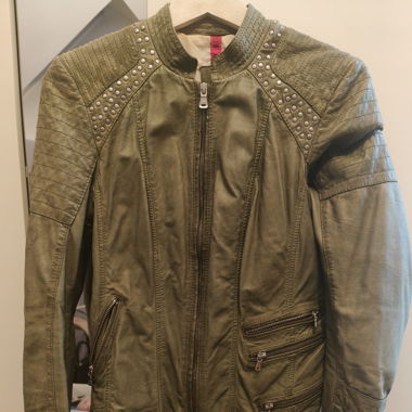 Lederjacke, Bikerjacke, Milestone, GR. S