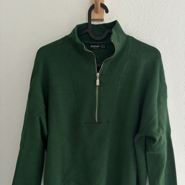 Zip Green Sweater