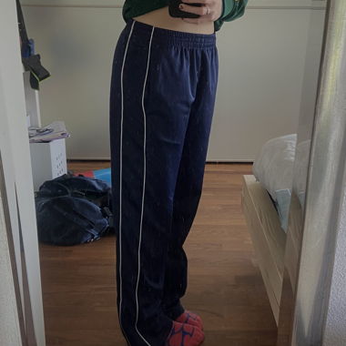 Dark blue tracksuit bottoms
