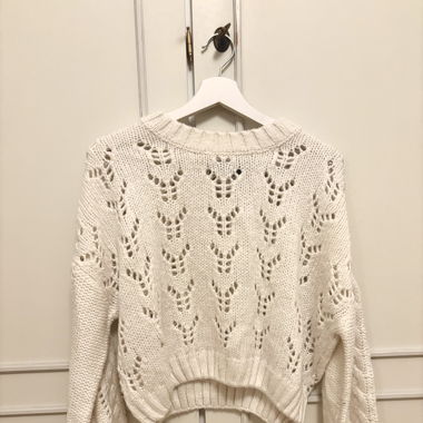 Pull laine blanc 