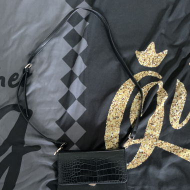 Kleine schwarze Handtasche