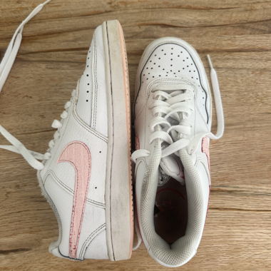 Sneakers Nike bianco rosa
