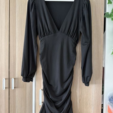 Robe de soirée moulante noire