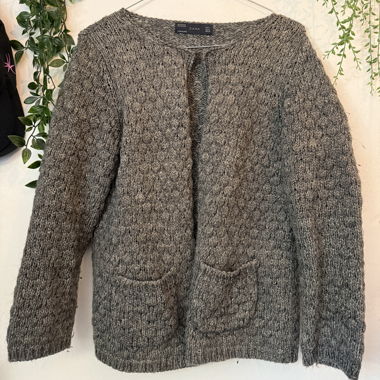 Grey cardigan