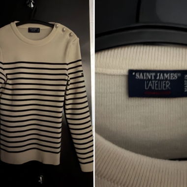Saint James striped wool sweater