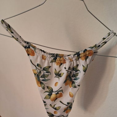 Lemon Print Bikini Slip