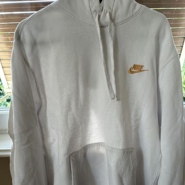 Nike white plush