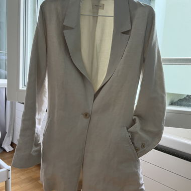 Blazer in lino e seta Poetry