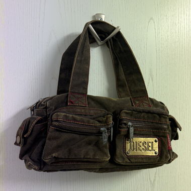 Borsa a tracolla in canvas Diesel