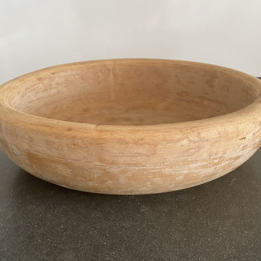Rustikale Holzschale für Früchte – Ø 29 cm 