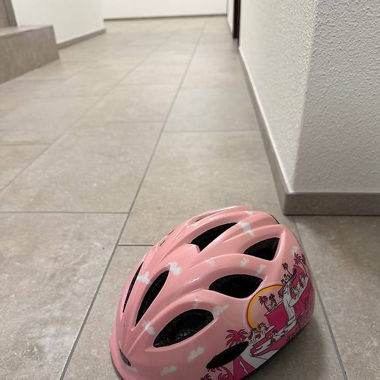 Bike Helmet for Girls, Pink, Size 50-55 cm