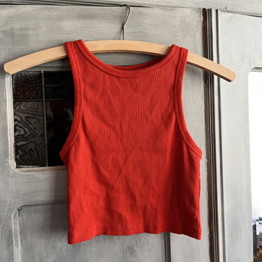 Débardeur rouge H&M