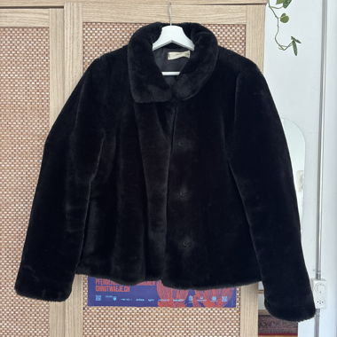 Black Faux Fur Jacket