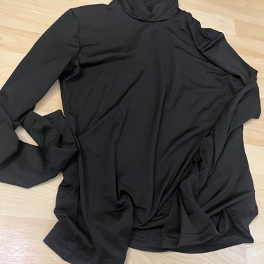 Black Rollneck Top