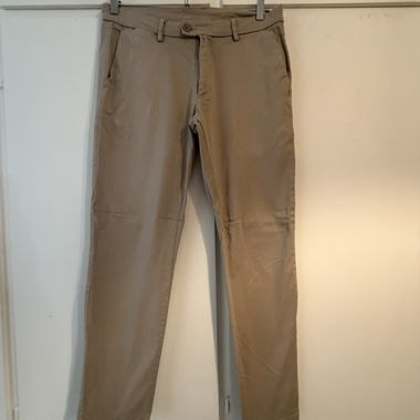 Pantaloni chino beige Fusaro Taglia 48