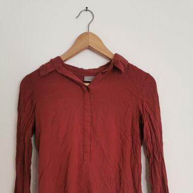 Blouse bordeaux / grenat XS 34