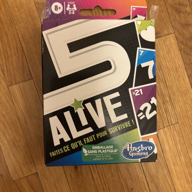 Jeu de cartes 5 Alive Hasbro