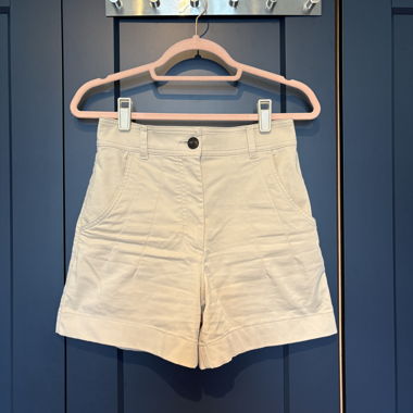 Beige Massimo-Dutti-Shorts