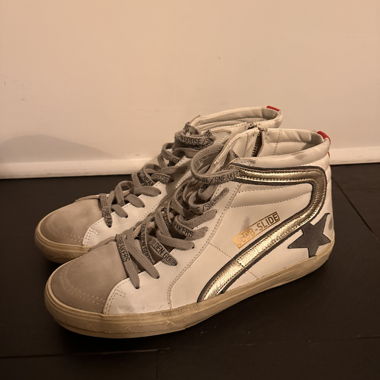 Baskets hautes Golden Goose Slide