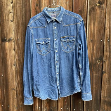 Wrangler Jeans Western Shirt Denim - Heavyweight