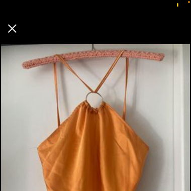 Top orange  /marque  zébra  / gr 40 