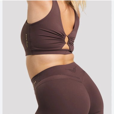 Gymshark Whitney Sport BH Cherry Chocolate
