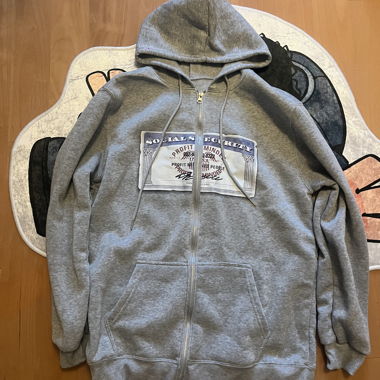 Grey Zipper