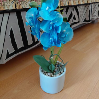 Blauer Kunstlicher Orchideen 