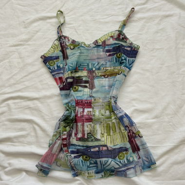 Vintage Sommer Top Grösse M