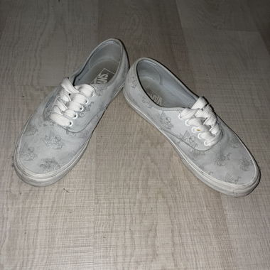 Sneakers Vans con Skull Angel azzurro chiaro