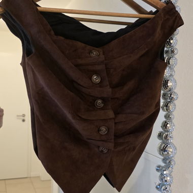Haut bustier marron Cider S
