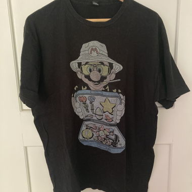 Mario T-Shirt black XL